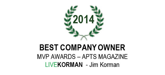 APTS Magazine MVP Awards Best Company Owner 2014