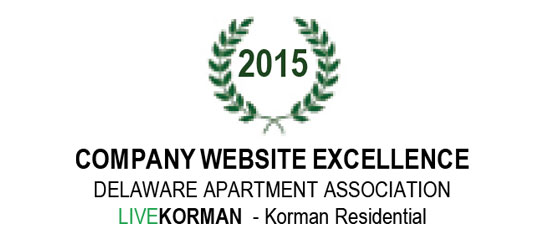 Delaware Apartment Association Company Website Excellence 2015