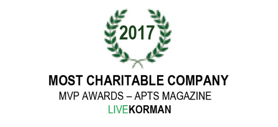 APTS Magazine MVP Awards Most Charitable Company 2017