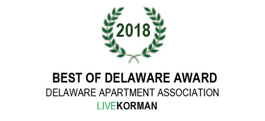 Delaware Apartment Association Best of Delaware Award 2018