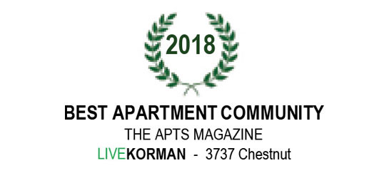 The APTS Magazine Best Apartment Community Award 2018